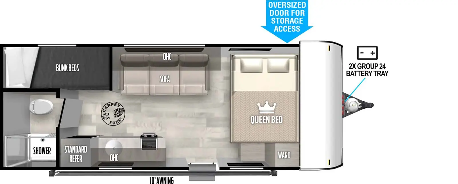 175BHLE Floorplan Image